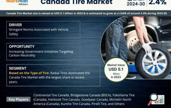 Canada Tire Market to Grow at 2.4% CAGR by 2030 | MarkNtel Advisors